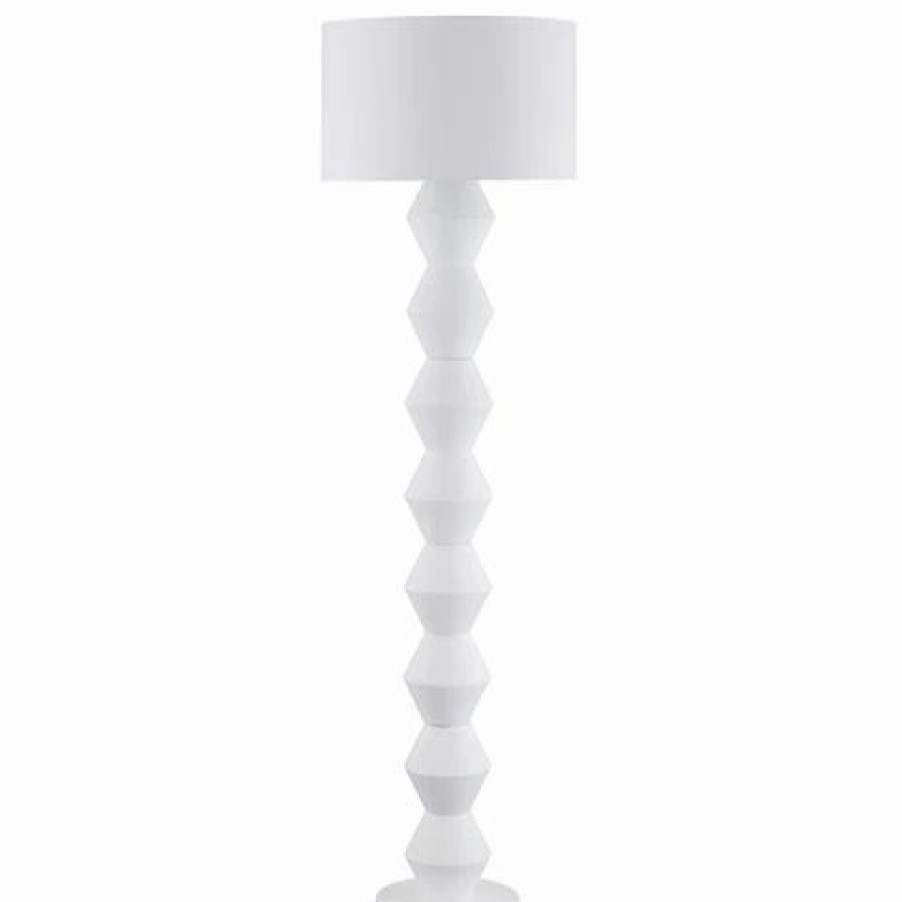 Furniture * | Cafe Lighting Abstract Floor Lamp White