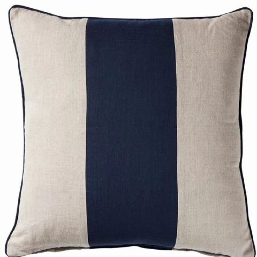 Cushions * | Paloma Linen Laguna Stripes Cushion 50X50Cm