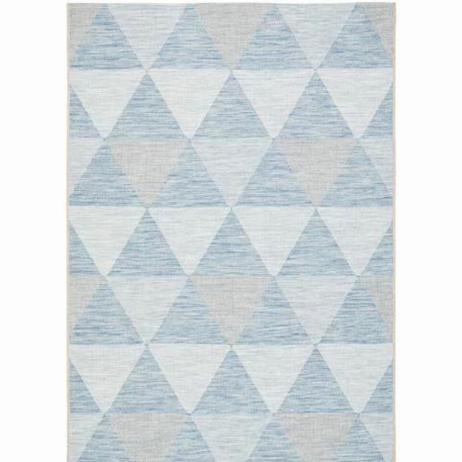 Rugs * | Tapete Rug Terrace Triangles Rug Blue 290X200Cm