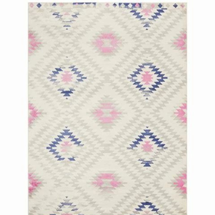 Rugs * | Tapete Rug Zanzibar Diamonds Rug White 330X240Cm