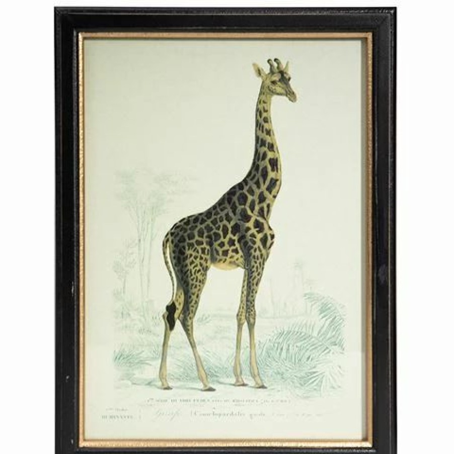 Furniture * | Luxe By Peter'S Safari Animal Print Frame Giraffe