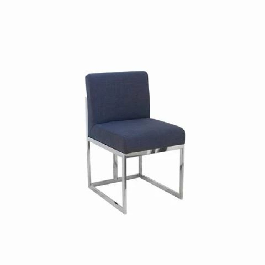 Furniture * | Dasch Jaxson Dining Chair Navy Blue