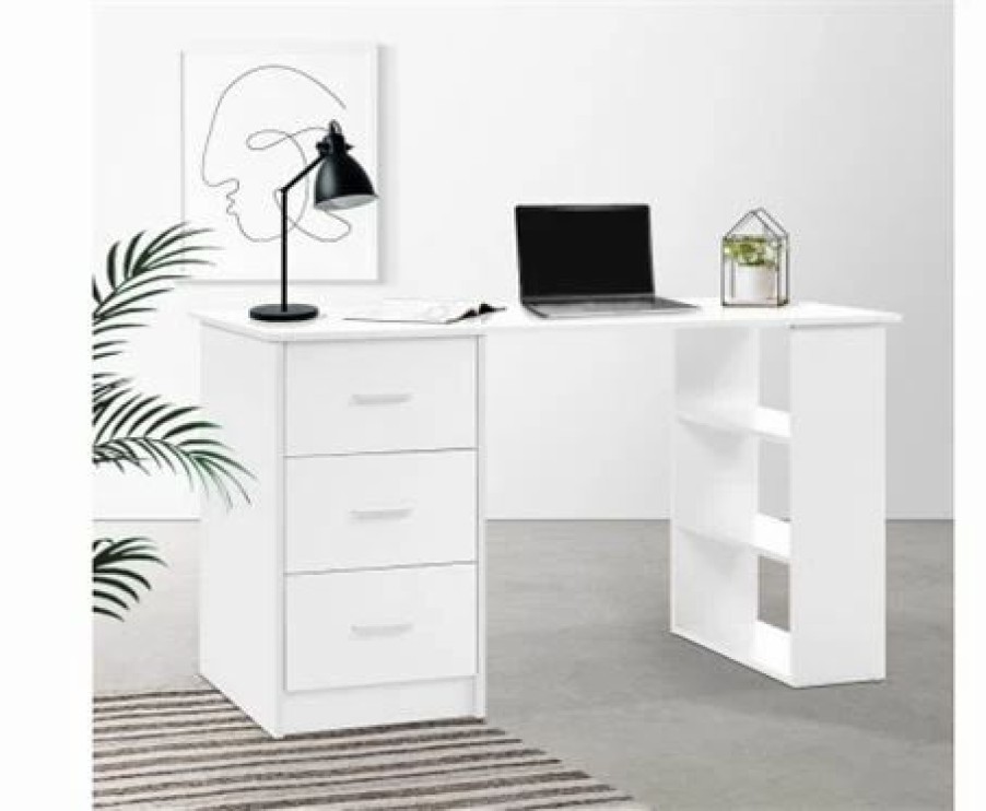 Furniture * | Home Office Design Desk Table Workstation 120Cm