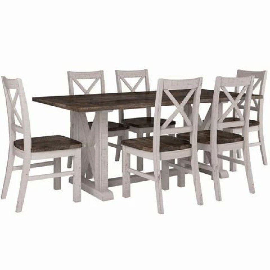 Furniture * | Urban Styling Erica Dining Set 200Cm Table 7Pc