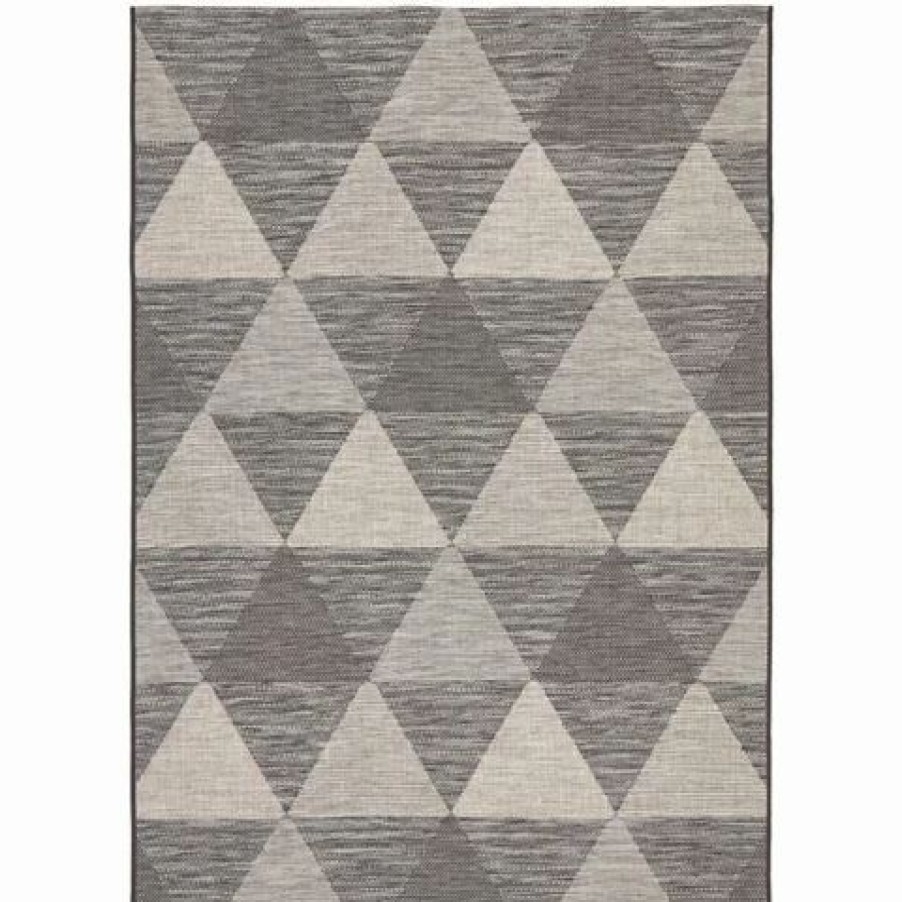 Rugs * | Tapete Rug Terrace Triangles Rug Black 400X300Cm