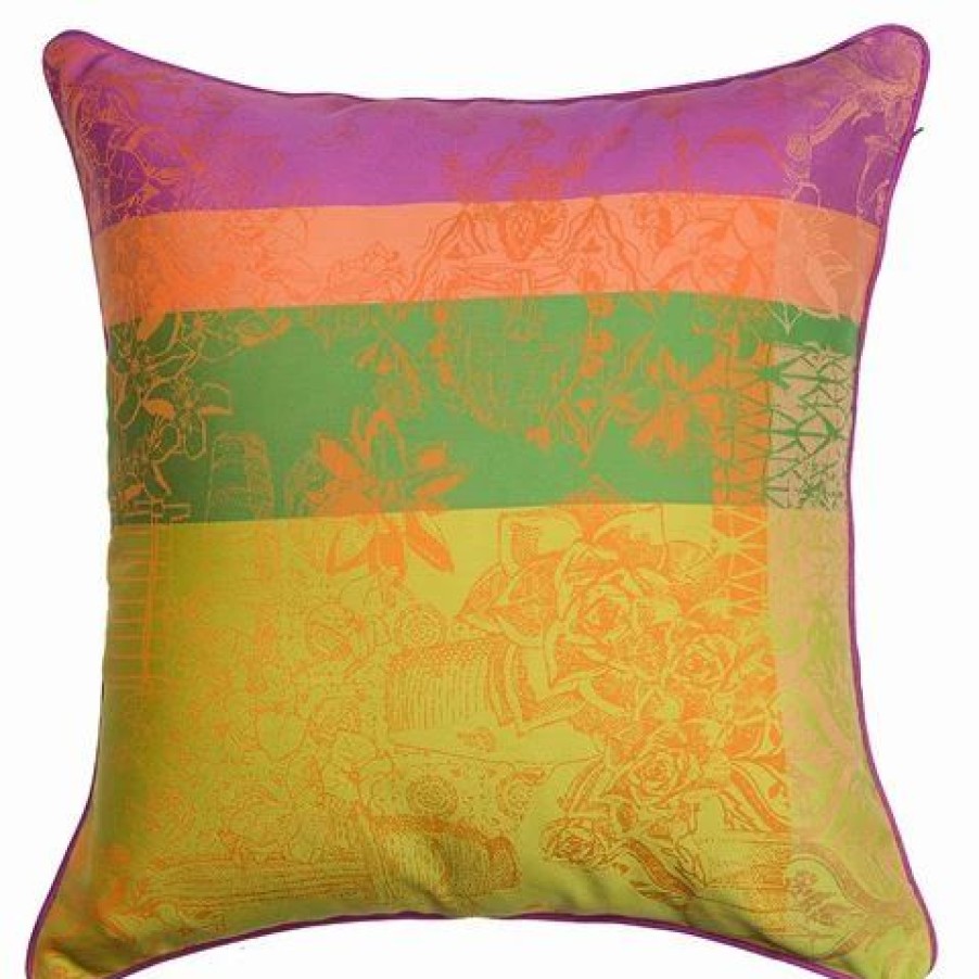 Cushions * | Garnier-Thiebaut Cushion Mille Patios Provence 50X50Cm