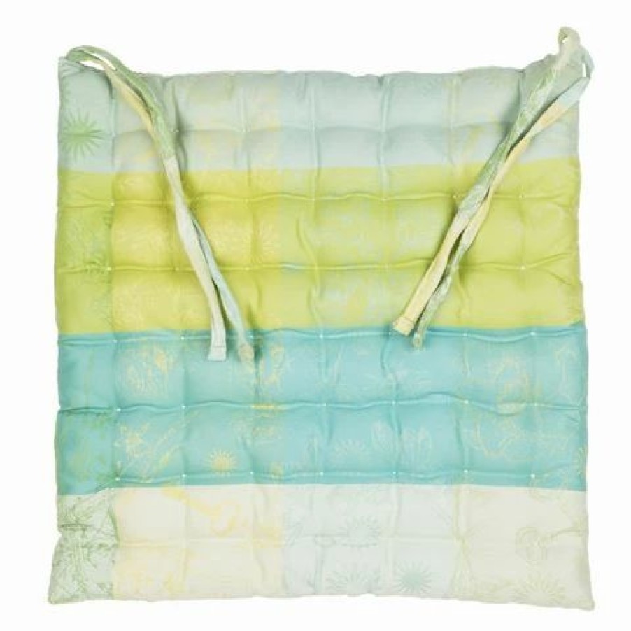 Cushions * | Garnier-Thiebaut Chair Cushion Mille Alcees Narcissus