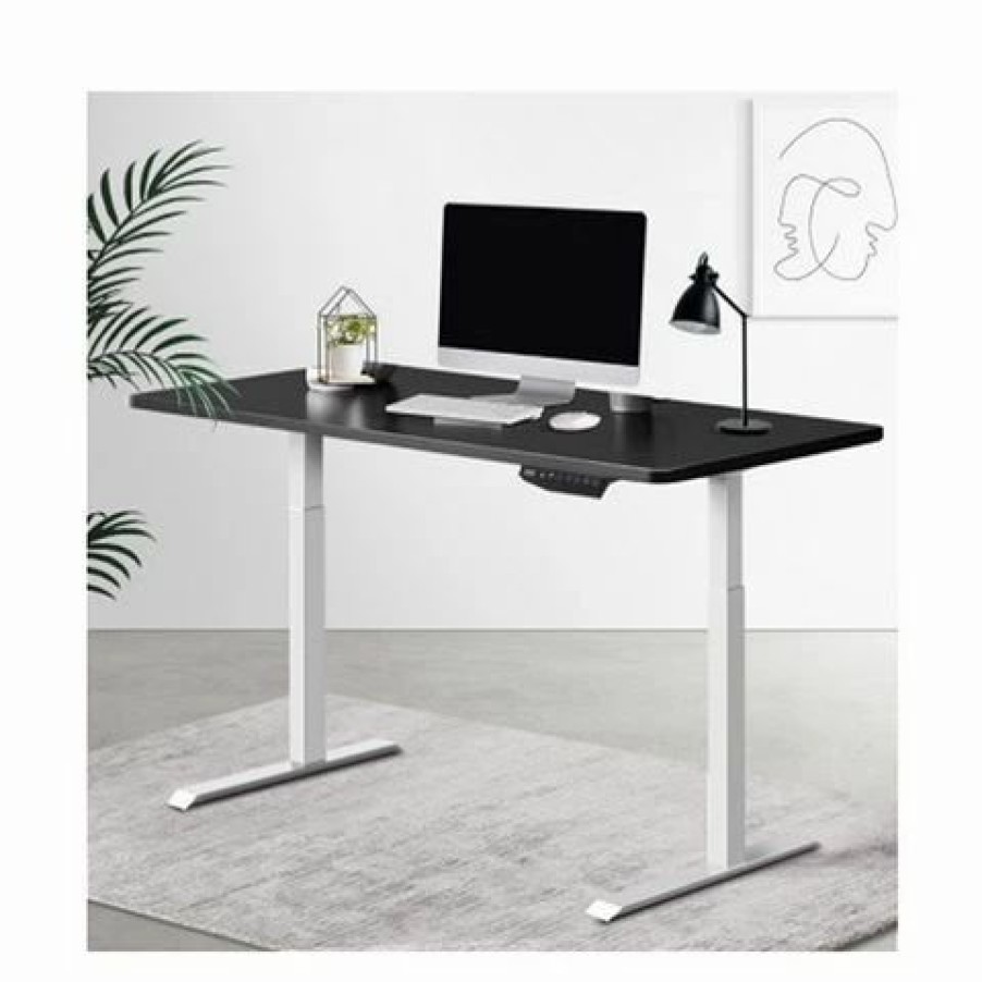 Furniture * | Home Office Design Electric Laptop Desks Dual Motor 120Cm