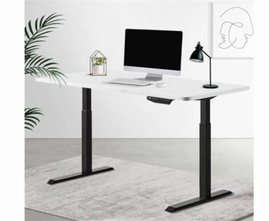 Furniture * | Home Office Design Stand Riser Electric Table 120Cm